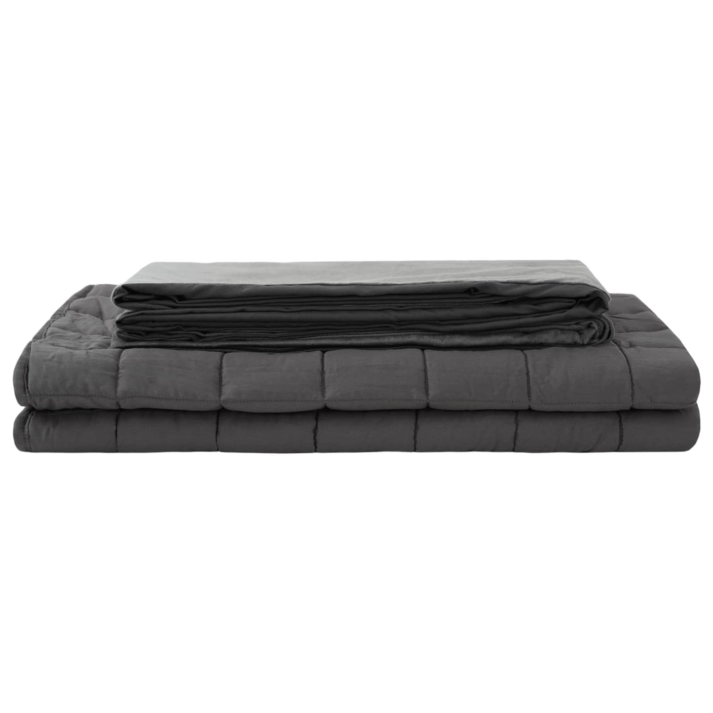 Vægtet tæppe Antracit 120 x 180 cm 9 kg 100% Bomuld 205T