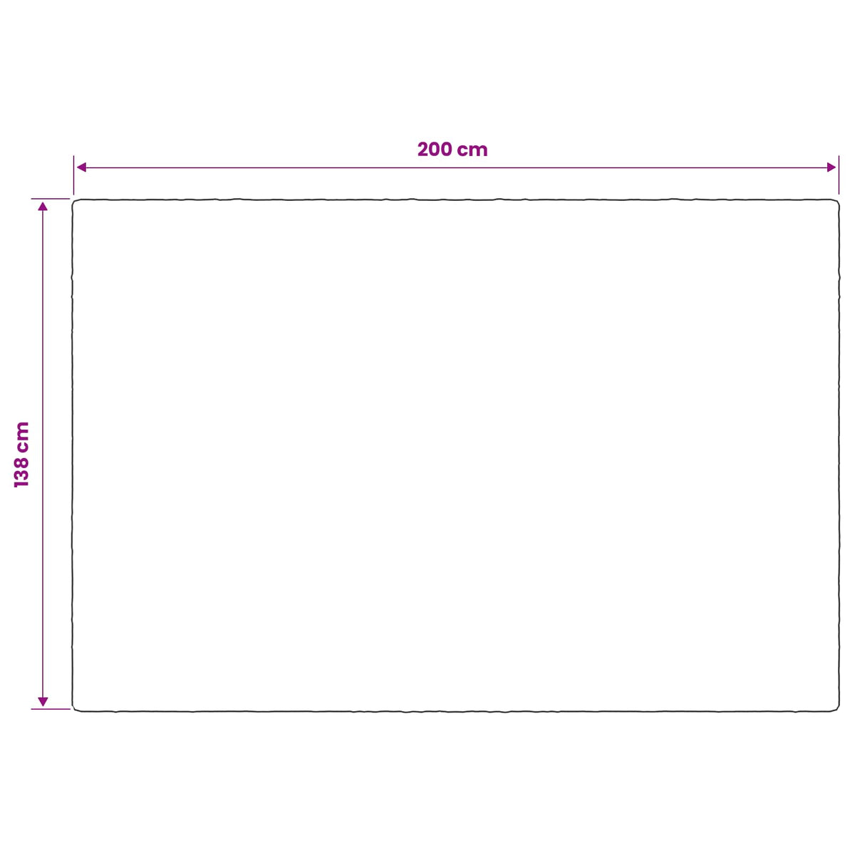 Vægtet tæppe Antracit 138 x 200 cm 10 kg 100% Bomuld 205T