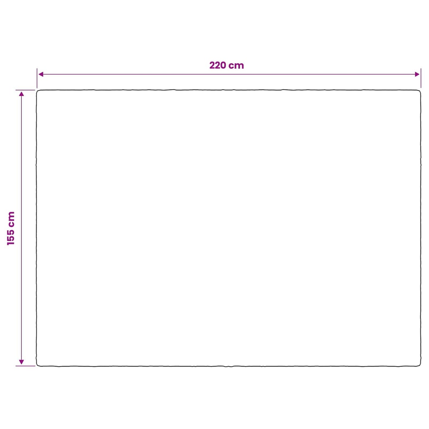 Vægtet tæppe Antracit 155 x 220 cm 11 kg 100% Bomuld 205T