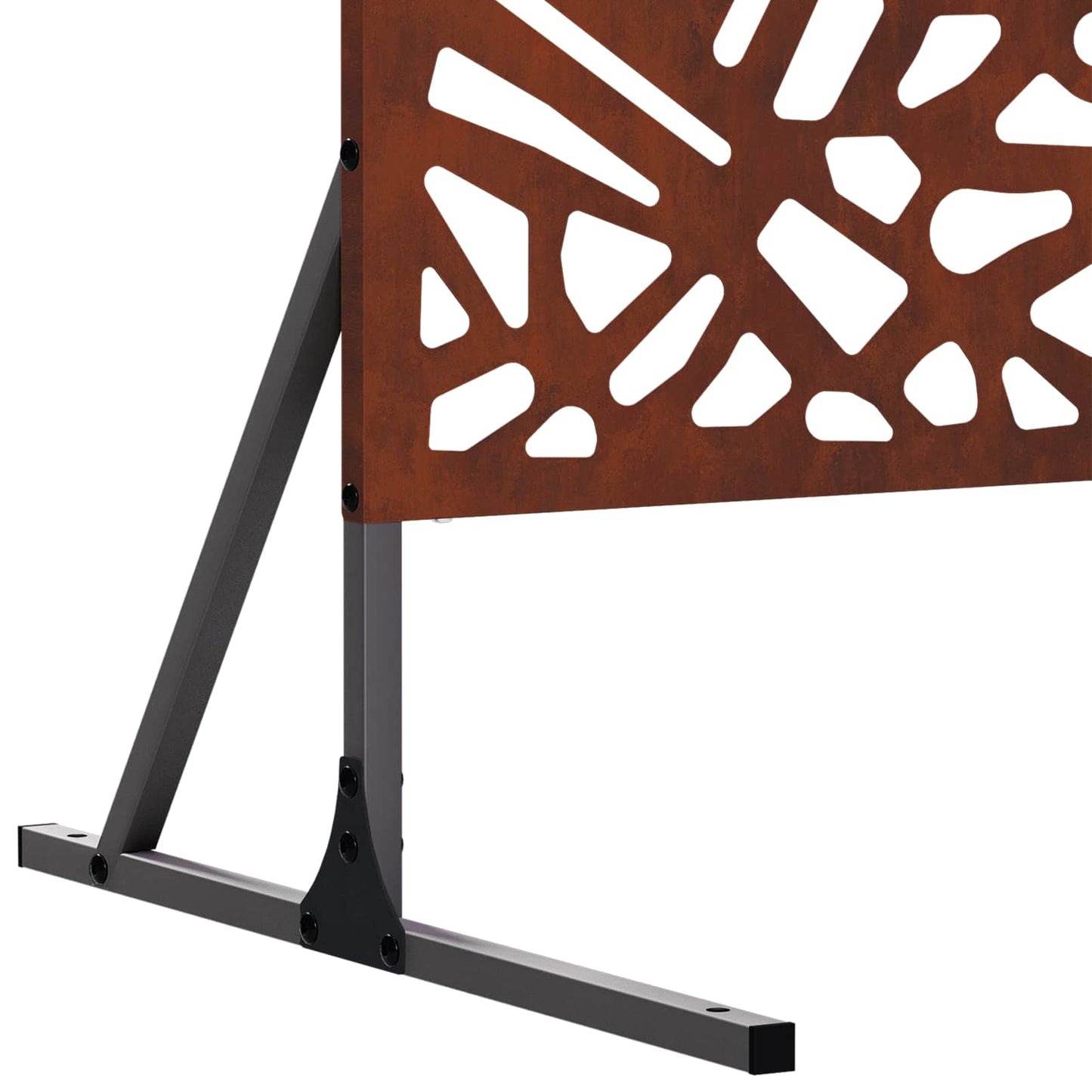 Privatlivsskærm 100 x 50 x 180 cm Cortenstål Rusten