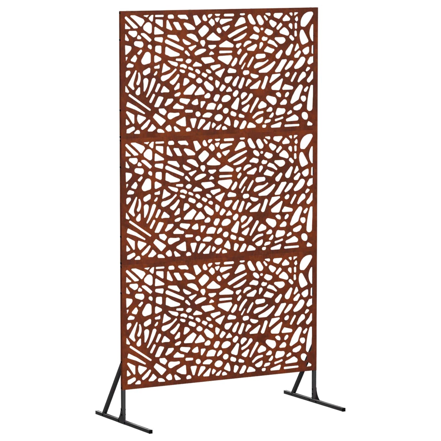 Privatlivsskærm 100 x 50 x 180 cm Cortenstål Rusten