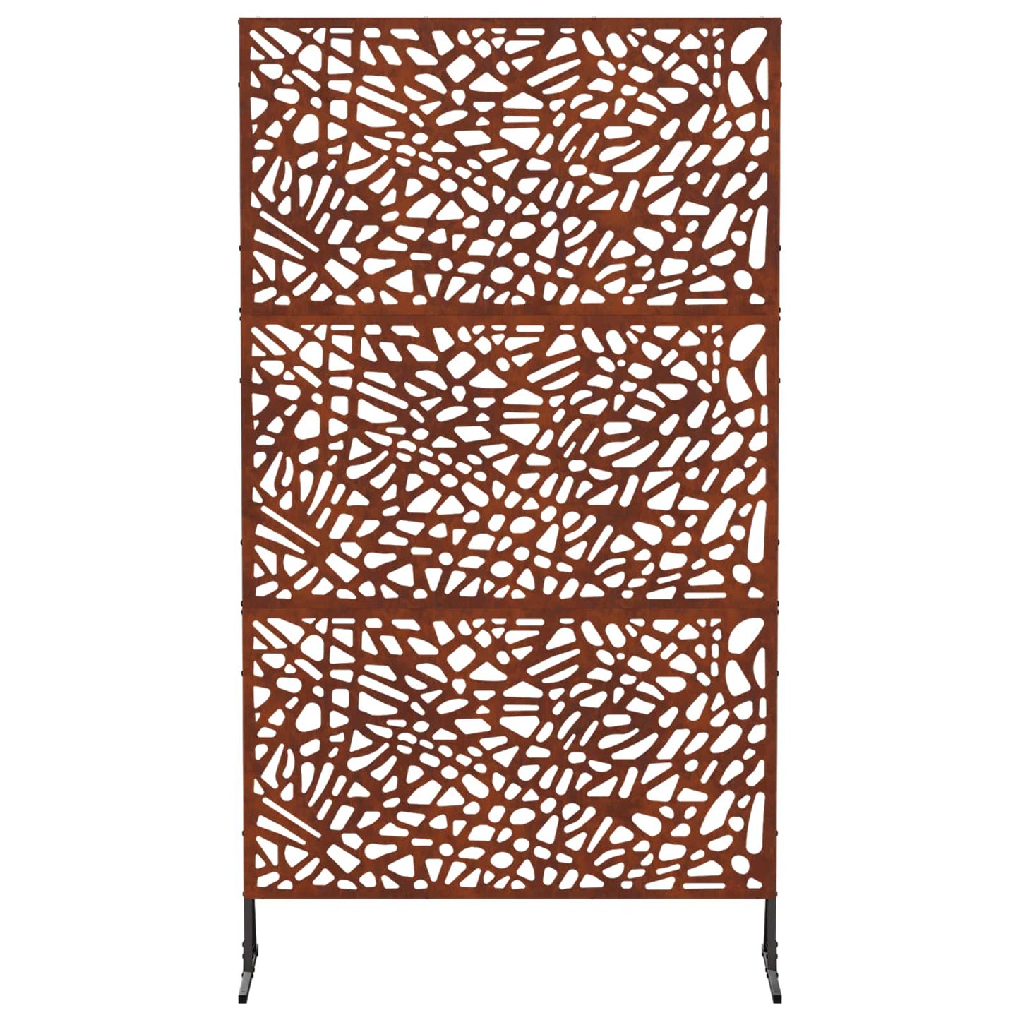 Privatlivsskærm 100 x 50 x 180 cm Cortenstål Rusten