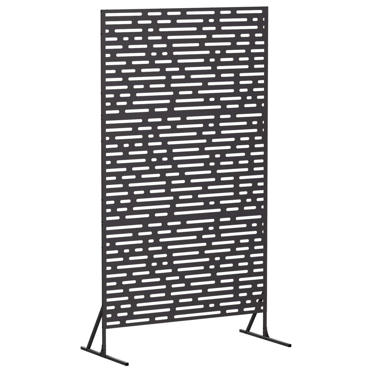 Privatlivsskærm 100 x 50 x 180 cm Stål Sort