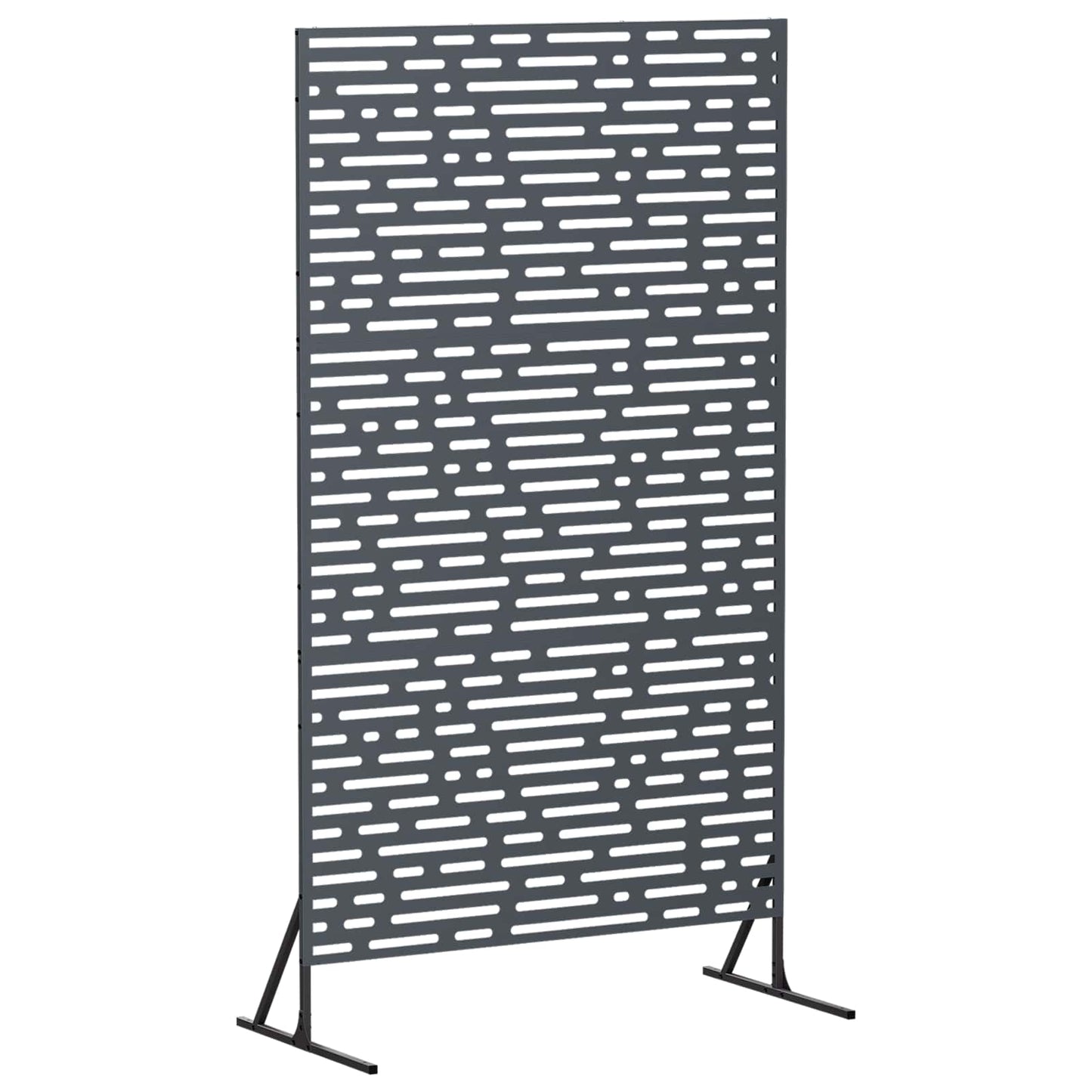 Privatlivsskærm 100 x 50 x 180 cm Stål Antracit