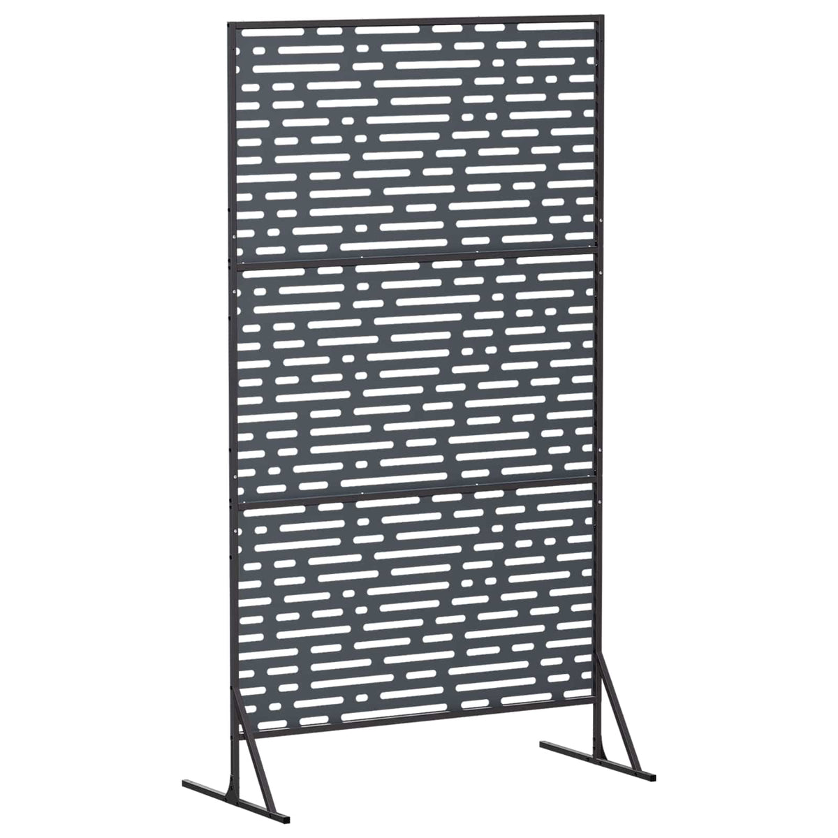 Privatlivsskærm 100 x 50 x 180 cm Stål Antracit
