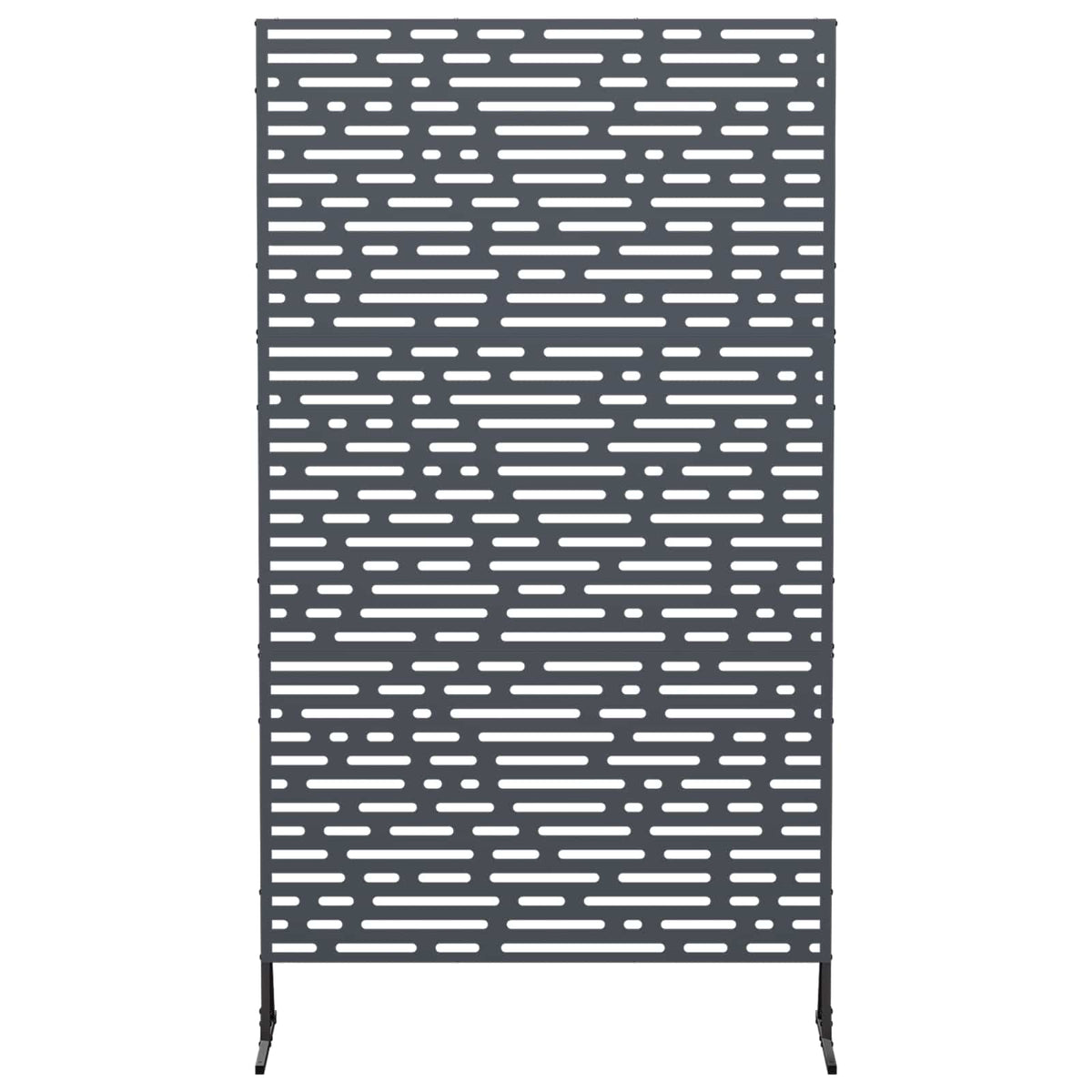 Privatlivsskærm 100 x 50 x 180 cm Stål Antracit