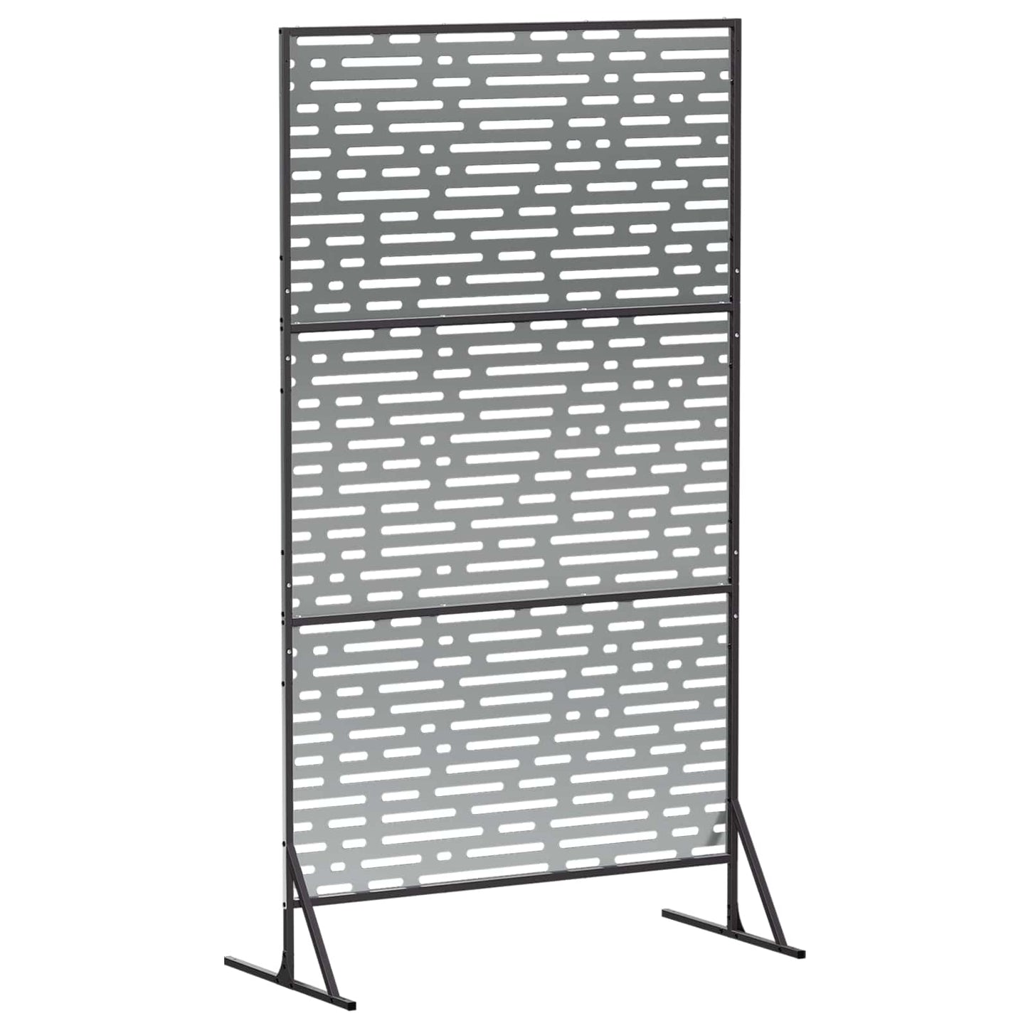 Privatlivsskærm 100 x 50 x 180 cm Galvaniseret stål Sølv