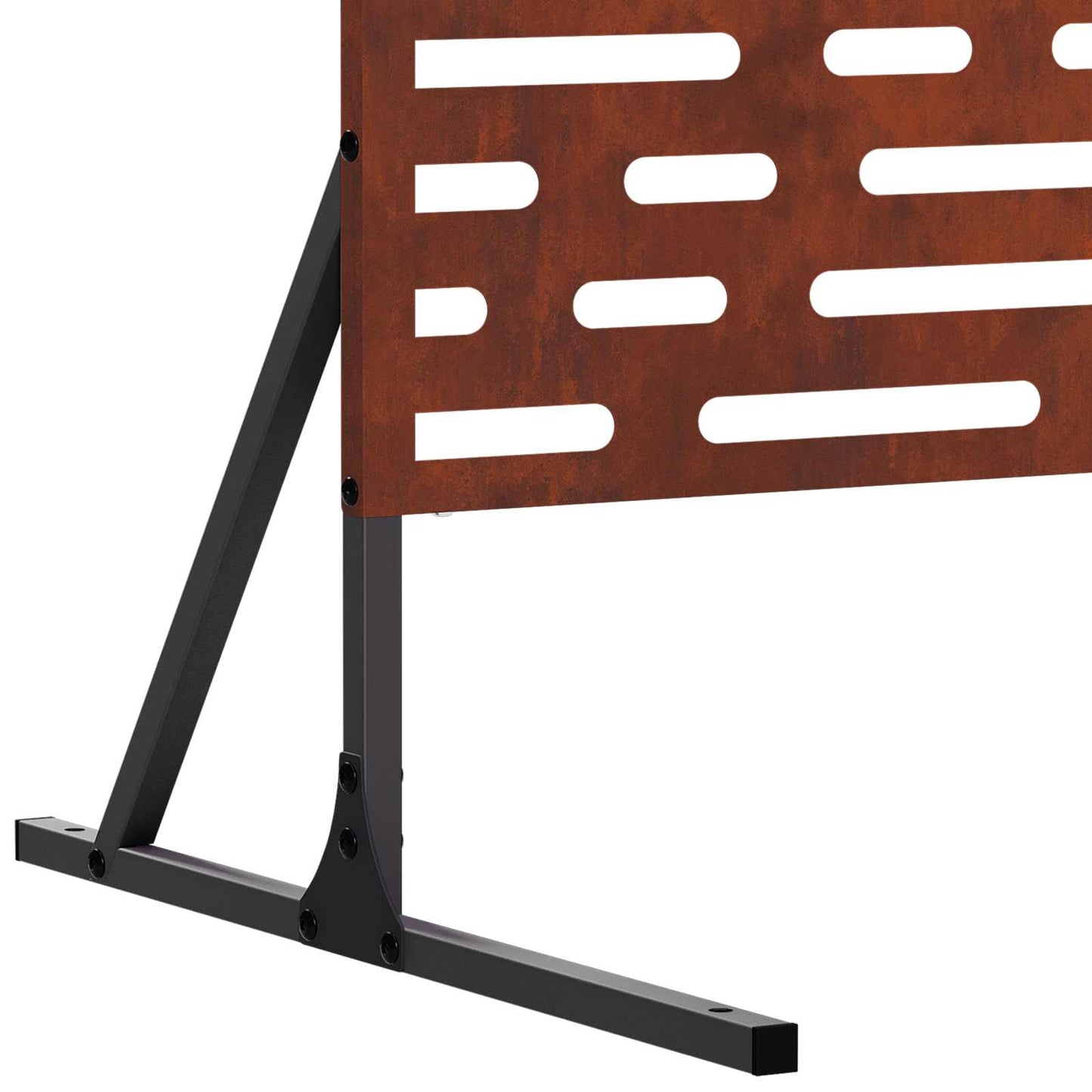 Privatlivsskærm 100 x 50 x 180 cm Cortenstål Rusten