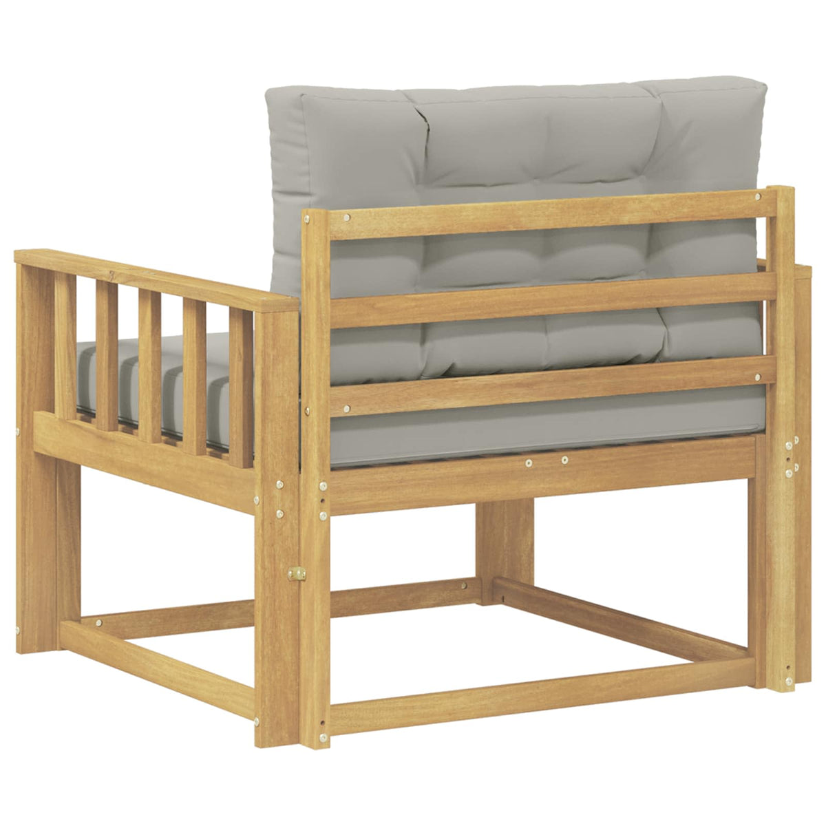 Udendørs Mellem Sofa Polyester Hvid