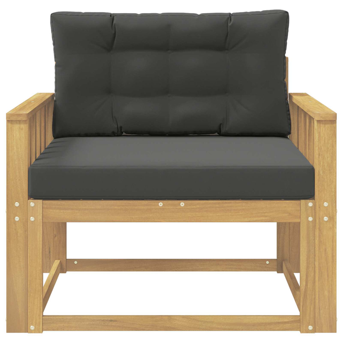 Udendørs Mellem Sofa Polyester Hvid