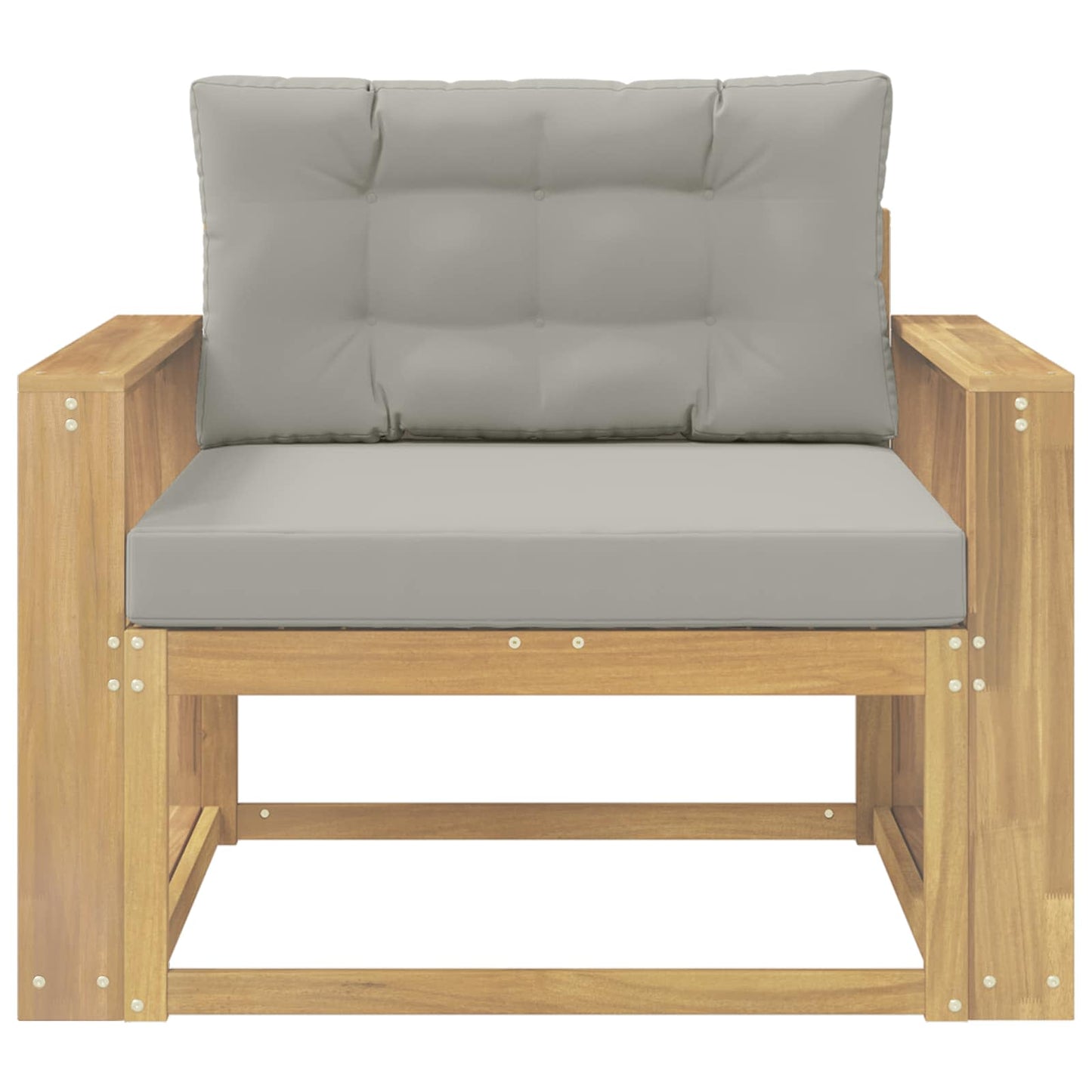 Udendørs Mellem Sofa Polyester Hvid