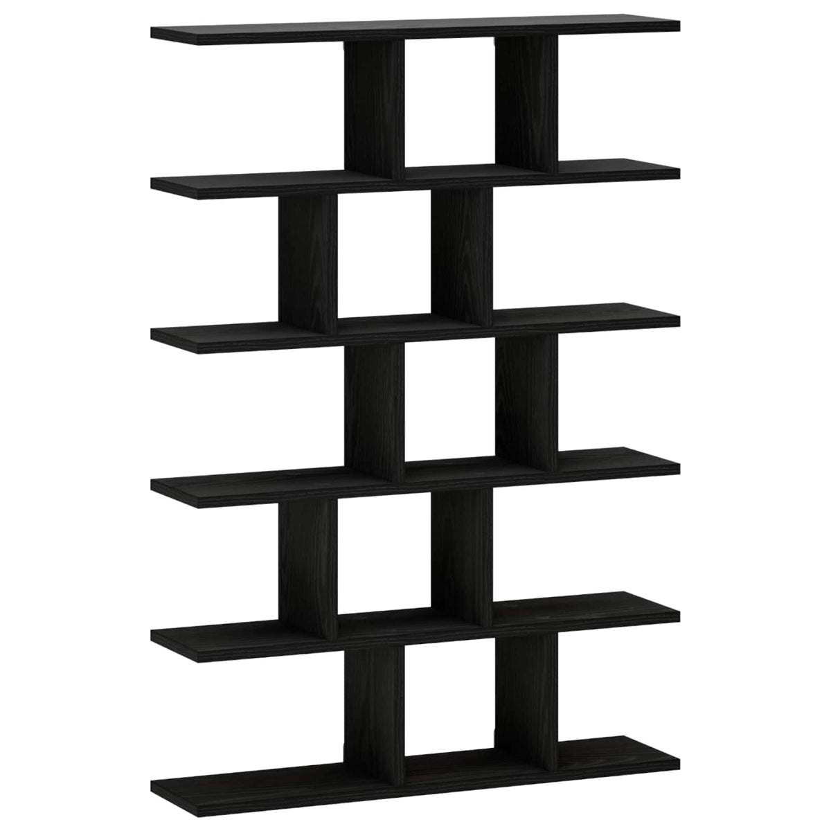 Væghylde Sort eg 70 x 17 x 101 cm Konstrueret træ