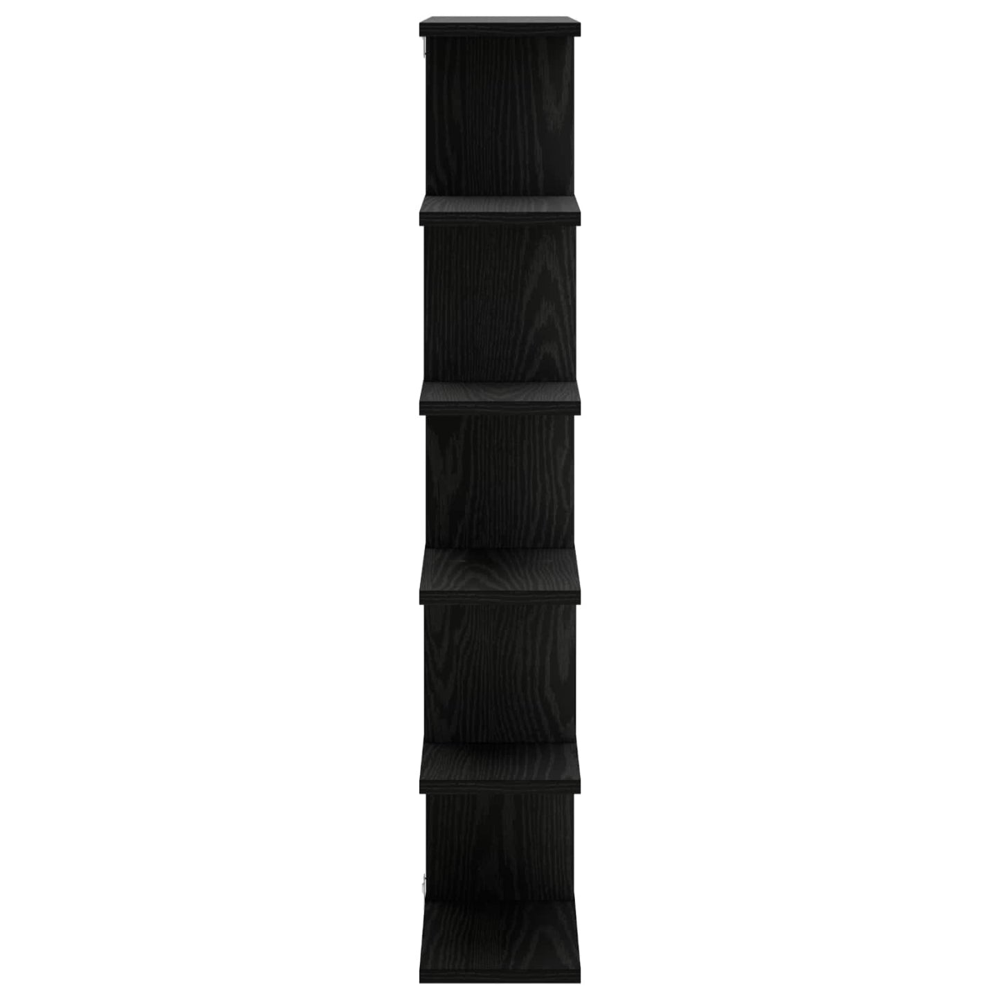 Væghylde Sort eg 70 x 17 x 101 cm Konstrueret træ