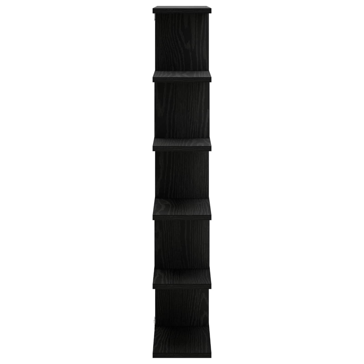 Væghylde Sort eg 70 x 17 x 101 cm Konstrueret træ