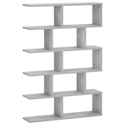 Væghylde Betongrå 70 x 17 x 101 cm Konstrueret træ