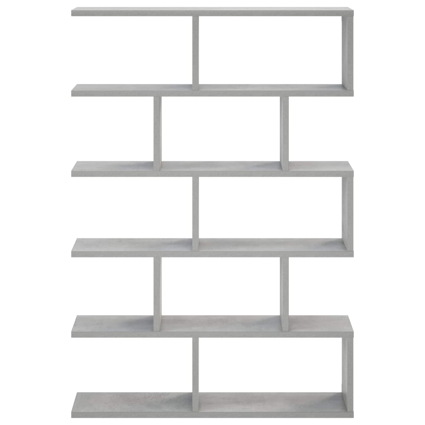 Væghylde Betongrå 70 x 17 x 101 cm Konstrueret træ