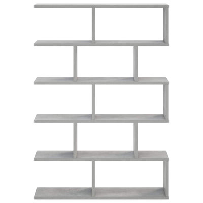 Væghylde Betongrå 70 x 17 x 101 cm Konstrueret træ