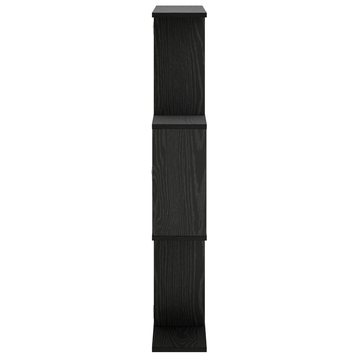 Væghylde Sort eg 72 x 17 x 105 cm Konstrueret træ