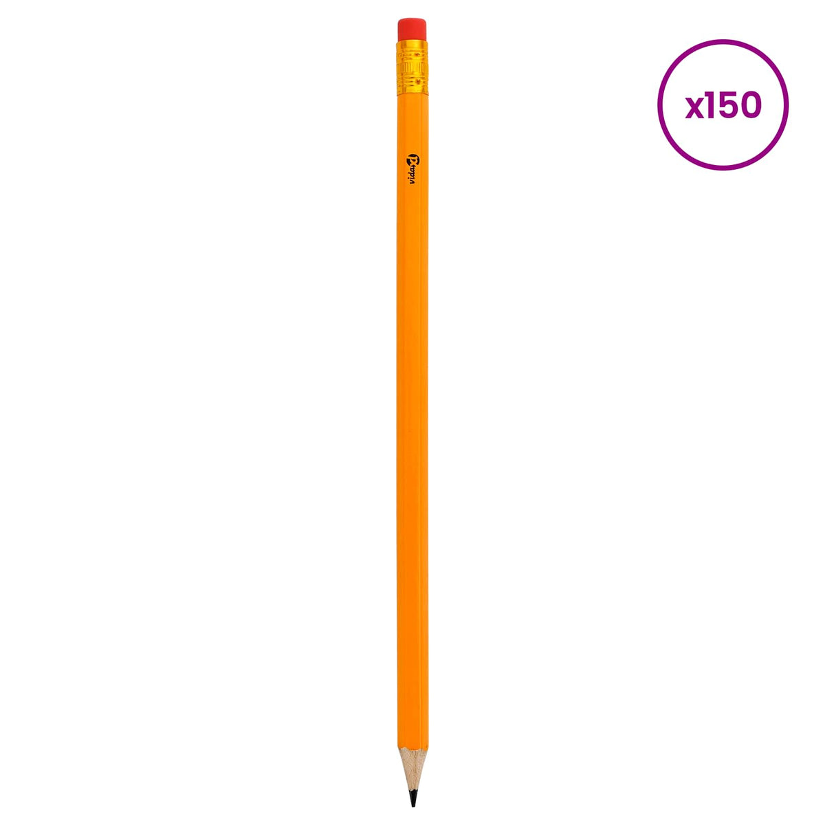 HB Blyanter Ø 0,7 x 18,5 cm Gul Massivt poplertræ