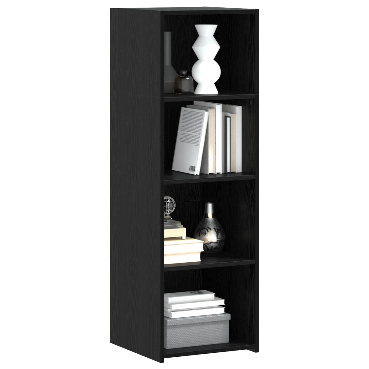 Highboard Sort eg 40 x 41 x 124 cm Konstrueret træ