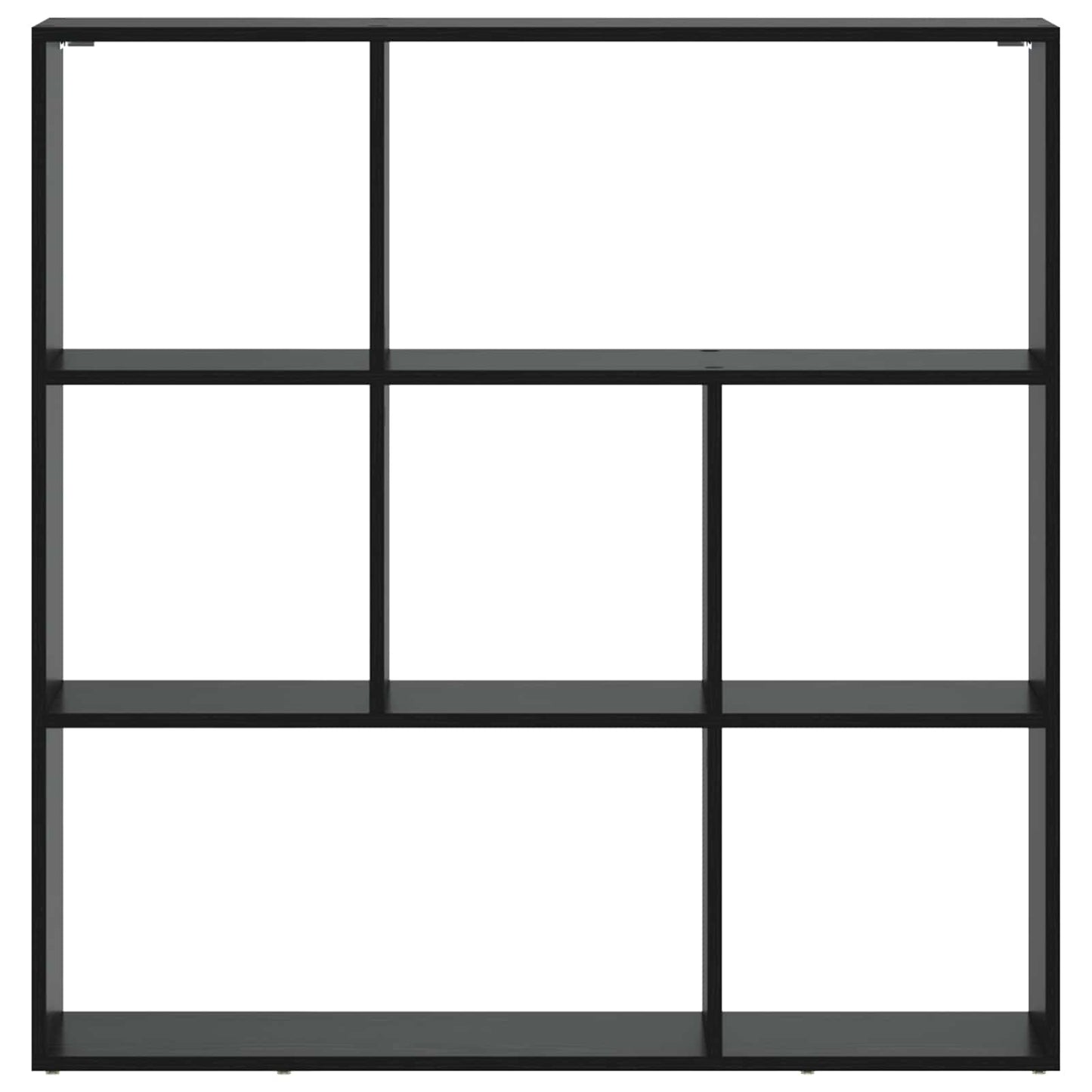 Bogskab 102 x 29 x 103,5 cm Konstrueret træ Sort eg