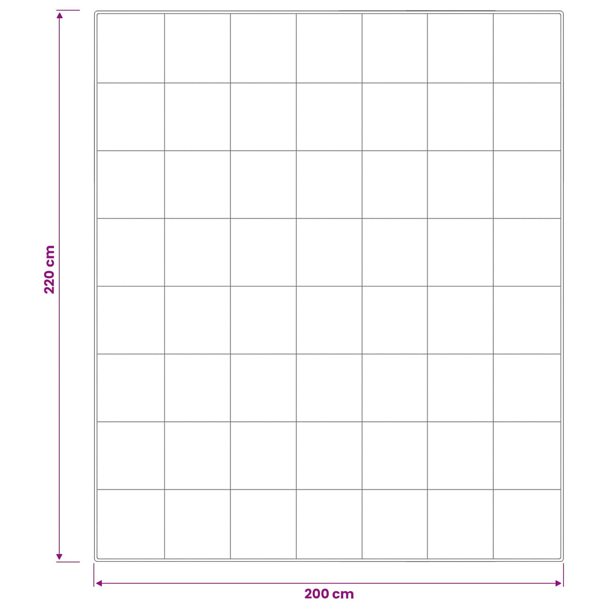 90% gåsedun dyne sæt FULDA 3 stk. 200 x 220 cm Hele sæsoner