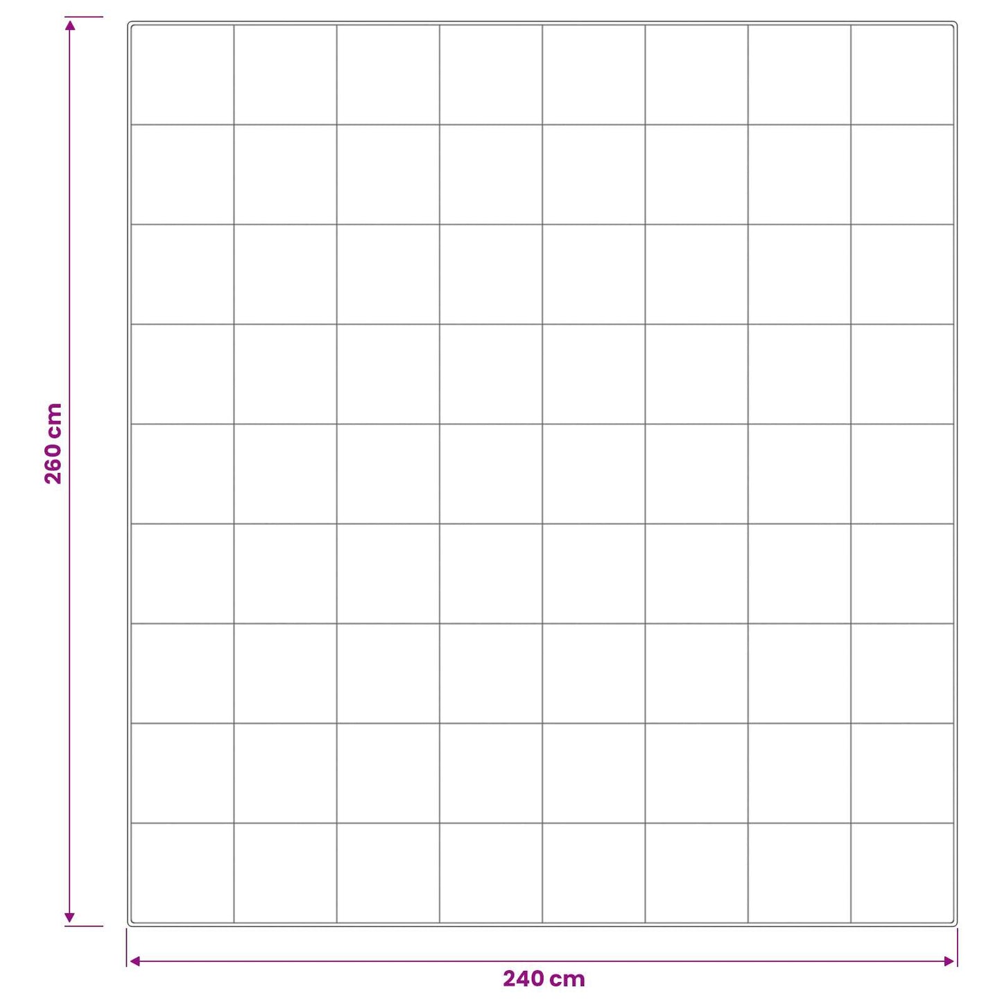 90% gåsedun dyne sæt FULDA 3 stk. 240 x 260 cm Hele sæsoner