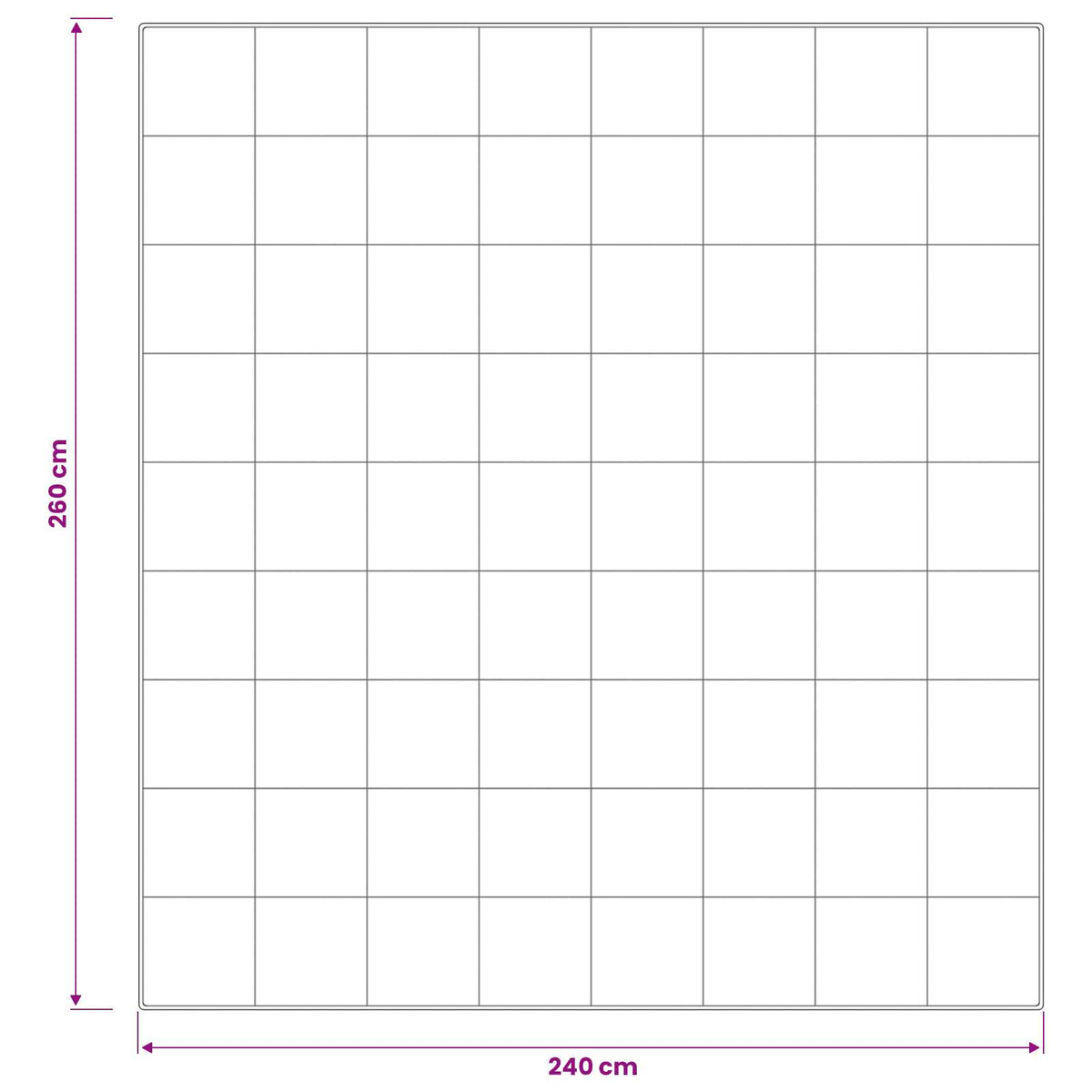 90% gåsedun dyne sæt FULDA 3 stk. 240 x 260 cm Hele sæsoner