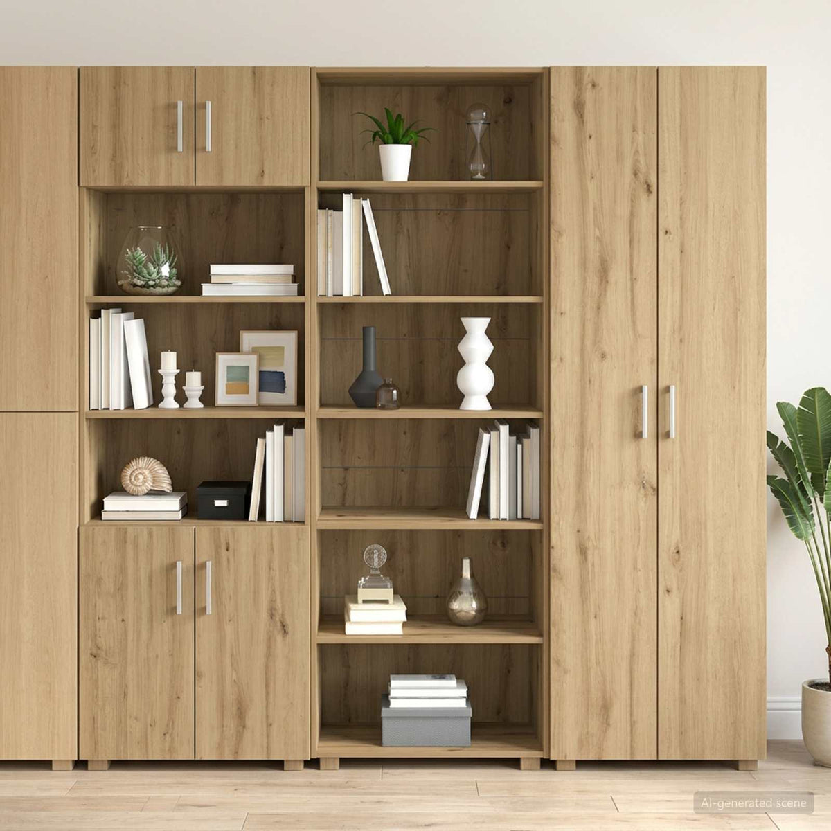 Sideboard Artisan-eg 70 x 41 x 185 cm Konstrueret træ