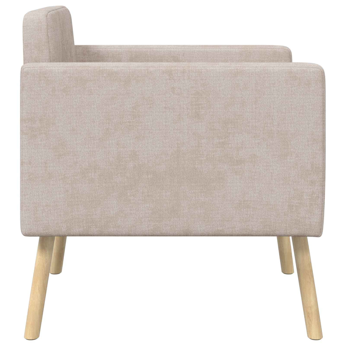 Accentstol Beige Chenille Stof