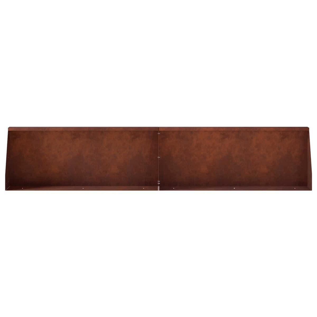 Støttemur 2 stk. 100 x 12 x 30 cm Cortenstål Rusten