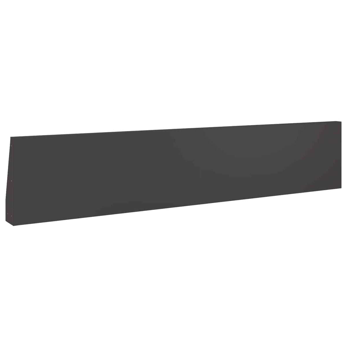 Støttemur 2 stk. 100 x 12 x 40 cm Stål Sort
