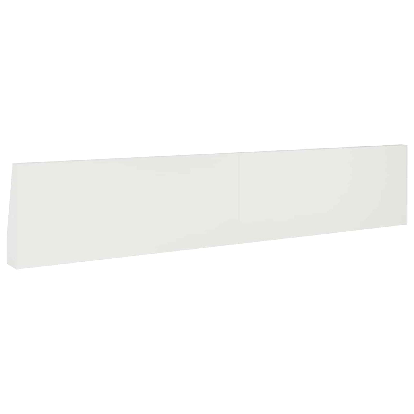 Støttemur 2 stk. 100 x 12 x 40 cm Stål Hvid