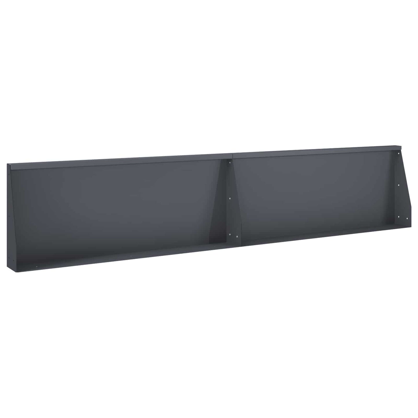 Støttemur 2 stk. 100 x 12 x 40 cm Stål Antracit