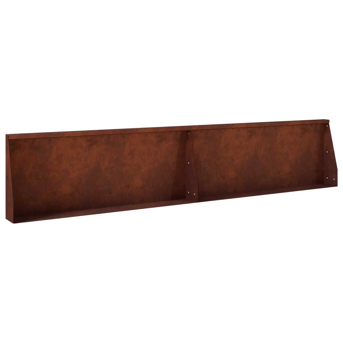 Støttemur 2 stk. 100 x 12 x 40 cm Cortenstål Rusten