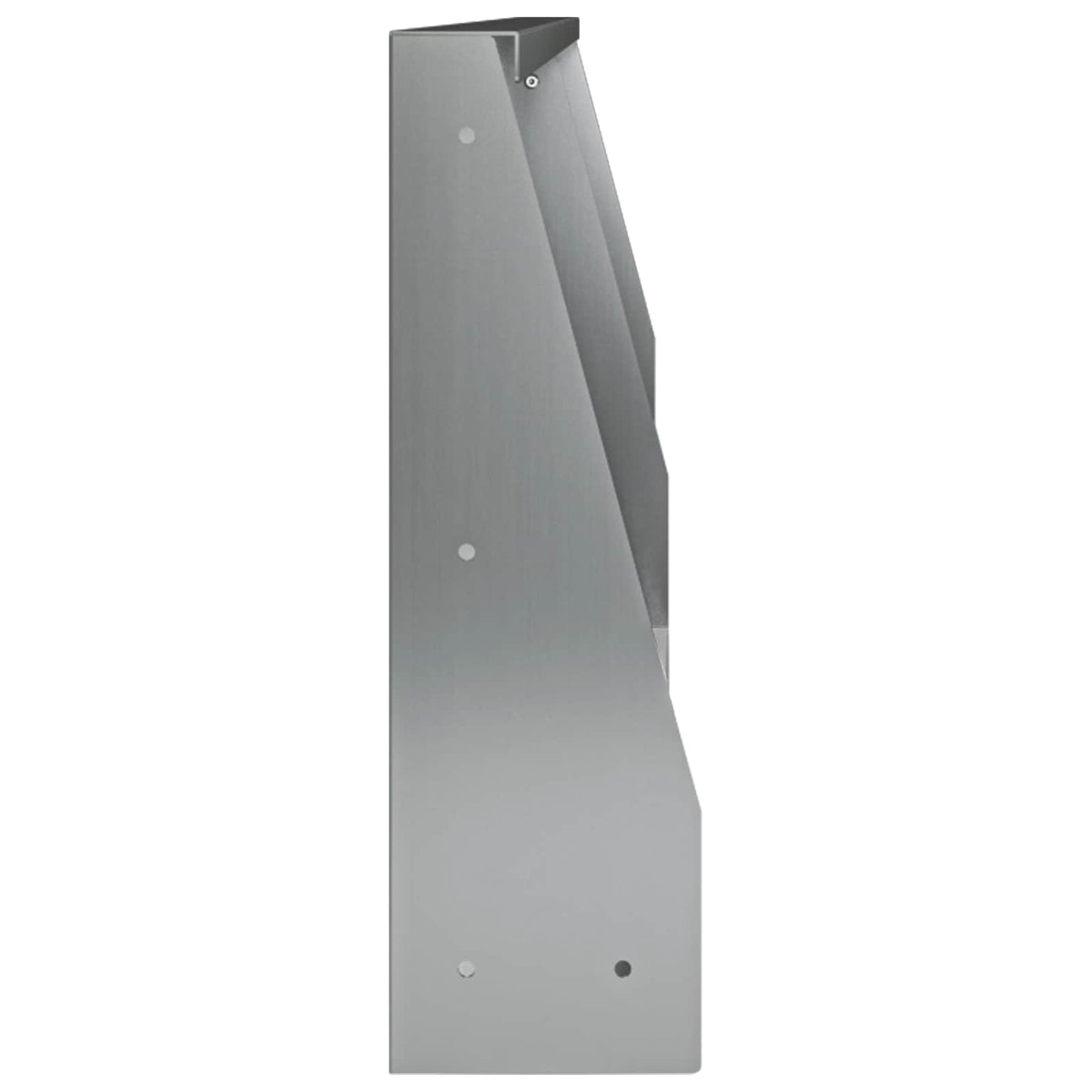 Støttemur 2 stk. 100 x 12 x 50 cm Galvaniseret stål Sølv