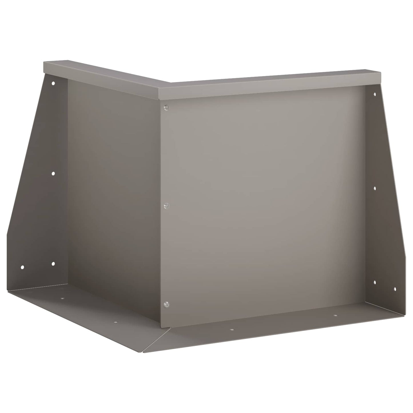 Støttemur 50 x 50 x 40 cm Cortenstål Rusten