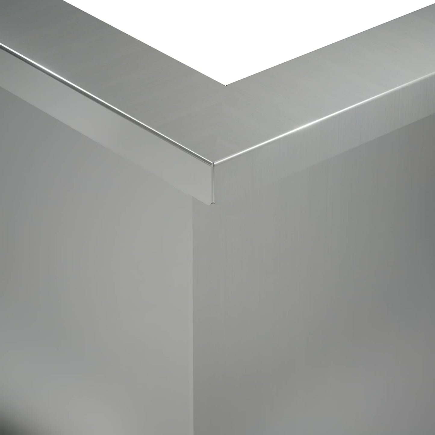 Støttemur 50 x 50 x 50 cm Galvaniseret stål Sølv