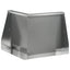 Støttemur 50 x 50 x 50 cm Galvaniseret stål Sølv