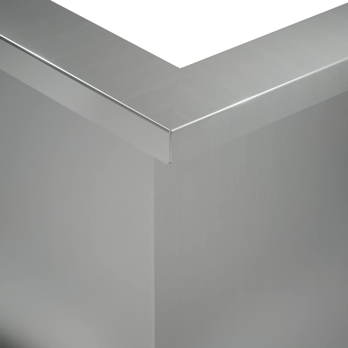 Støttemur 2 stk. 50 x 50 x 50 cm Galvaniseret stål Sølv
