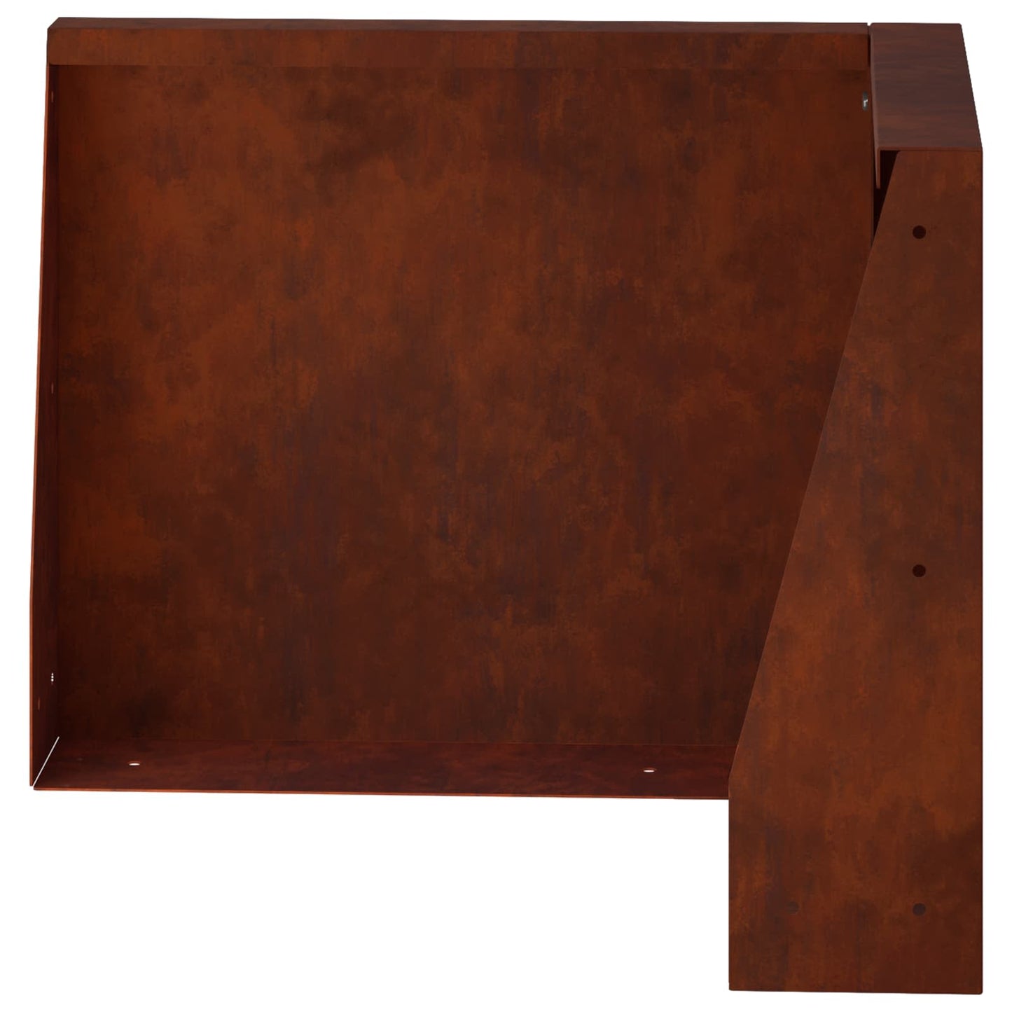 Støttemur 2 stk. 50 x 50 x 30 cm Cortenstål Rusten