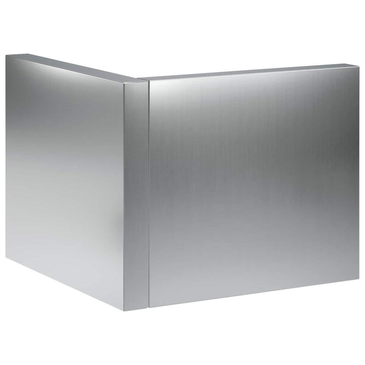 Støttemur 2 stk. 50 x 50 x 40 cm Galvaniseret stål Sølv
