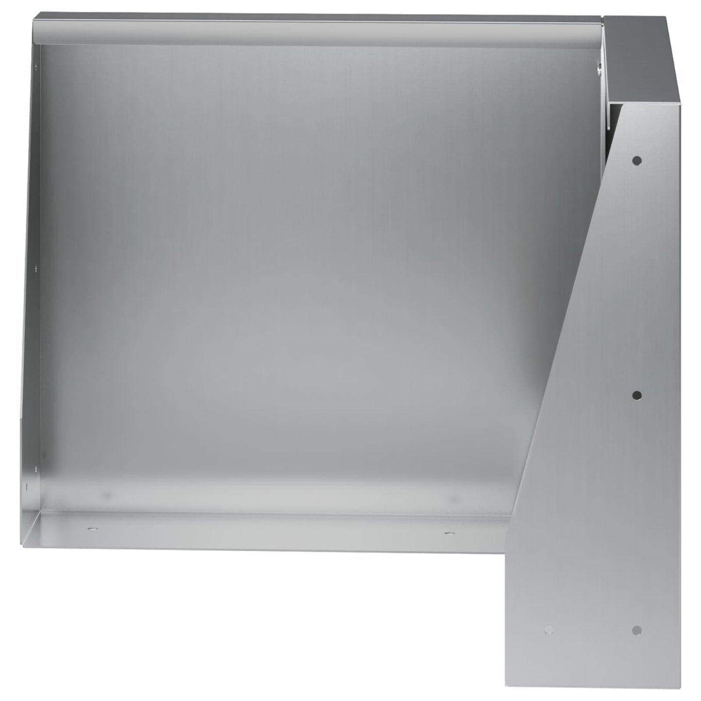 Støttemur 2 stk. 50 x 50 x 40 cm Galvaniseret stål Sølv