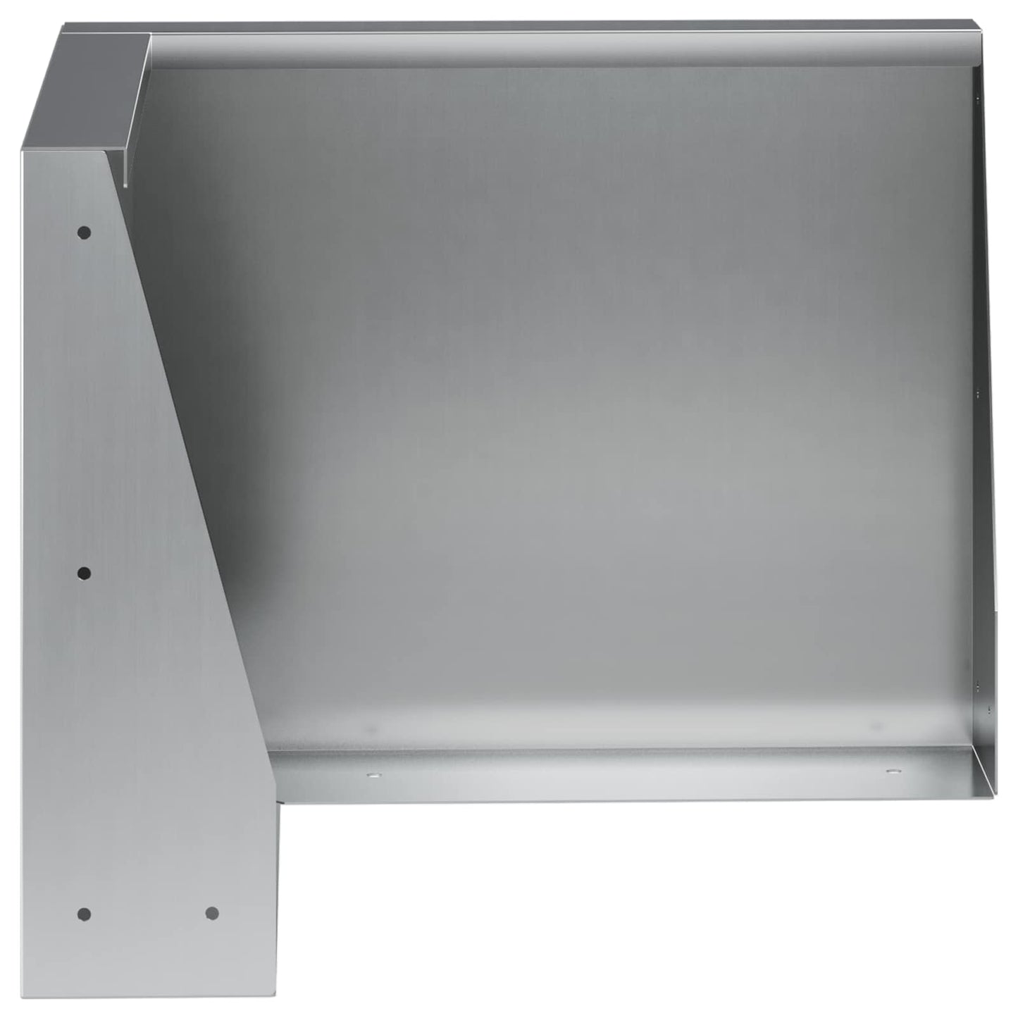 Støttemur 50 x 50 x 50 cm Galvaniseret stål Sølv