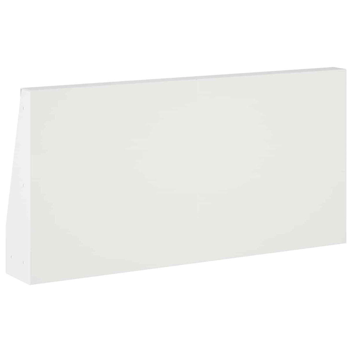Støttemur 2 stk. 40 x 12 x 30 cm Stål Hvid