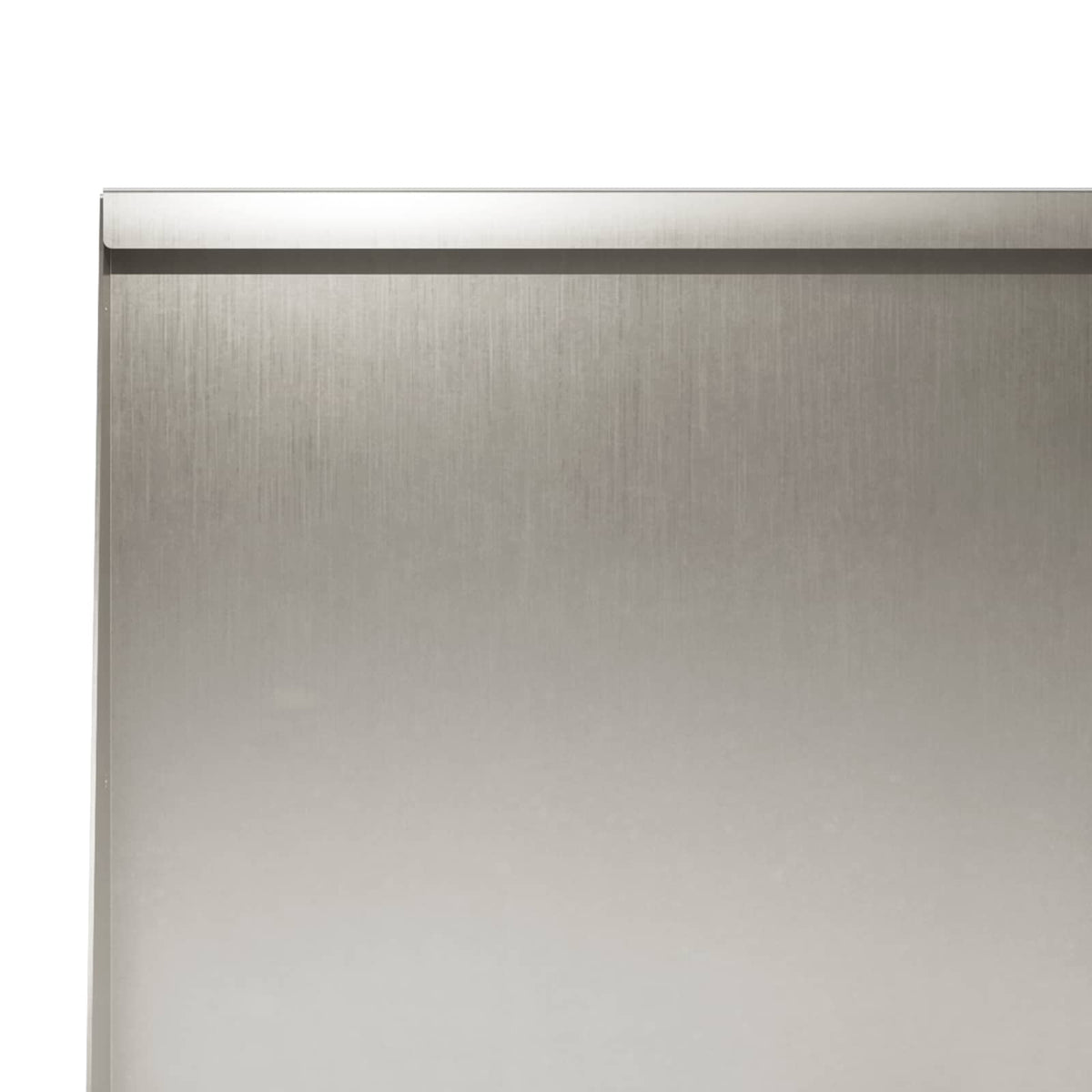 Støttemur 2 stk. 40 x 12 x 30 cm Rustfrit stål Sølv