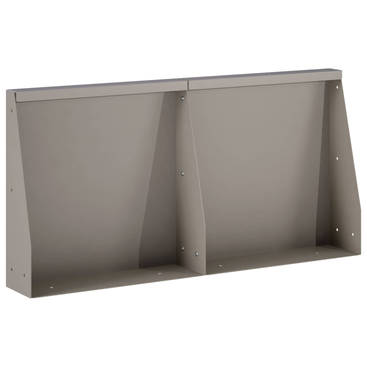 Støttemur 2 stk. 40 x 12 x 30 cm Cortenstål Rusten