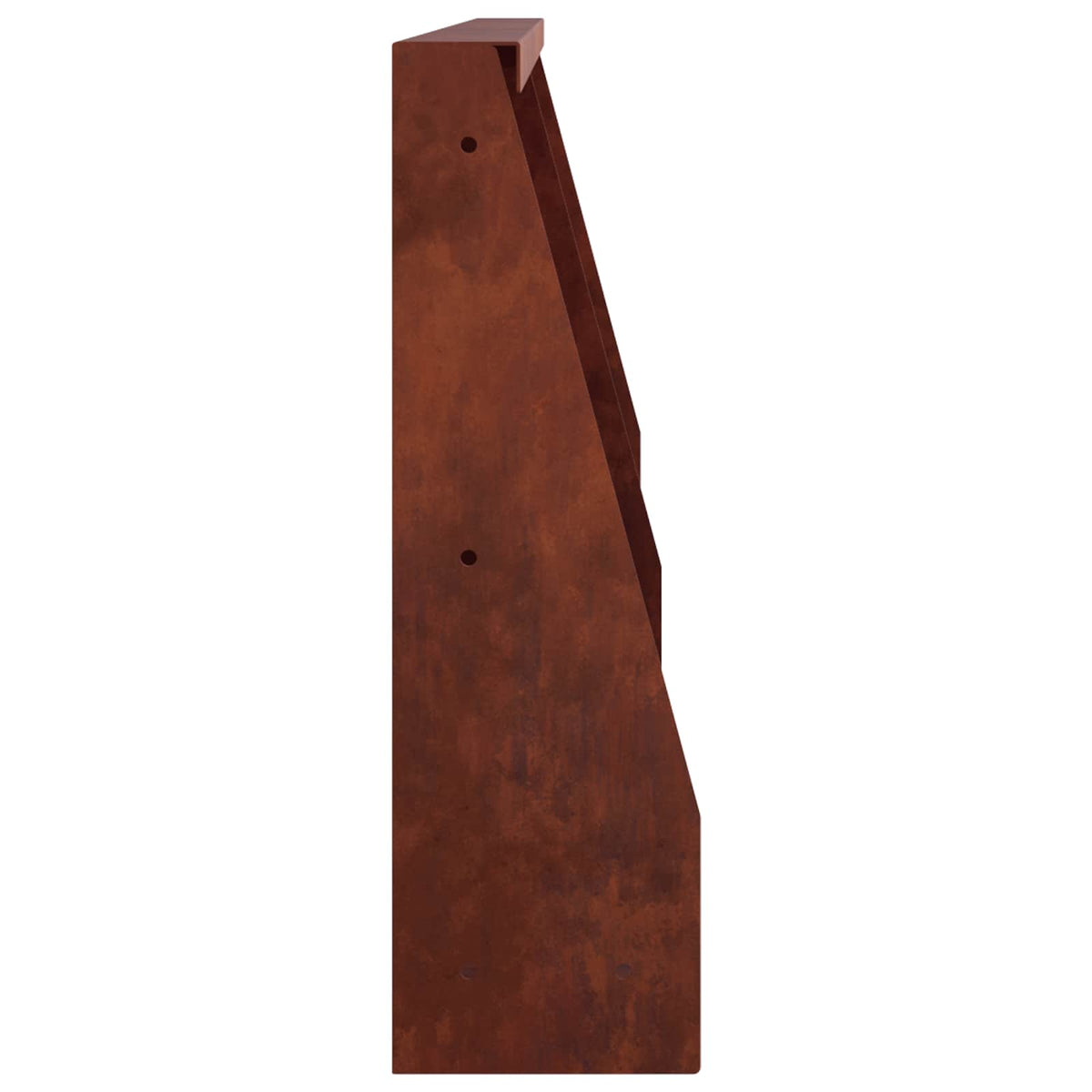 Støttemur 2 stk. 40 x 12 x 30 cm Cortenstål Rusten