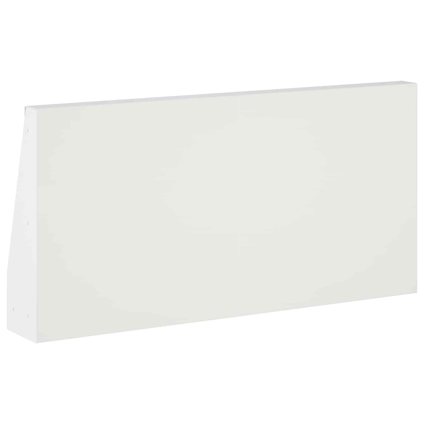 Støttemur 2 stk. 40 x 12 x 40 cm Stål Hvid
