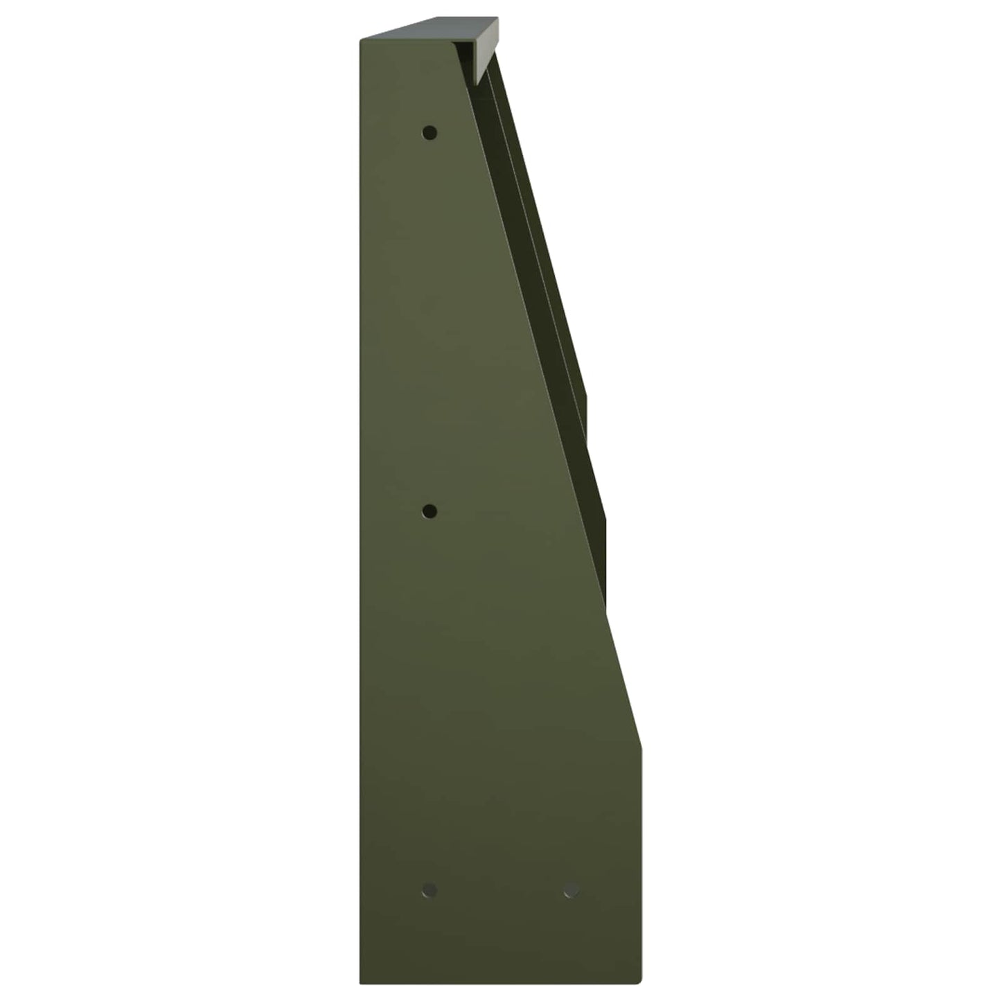 Støttemur 2 stk. 40 x 12 x 40 cm Stål Olivengrøn